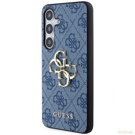 Guess nakładka do Samsung Galaxy S24+ GUHCS24M4GMGBL niebieska HC PU LEATHER 4G METAL LOGO