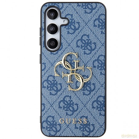 Guess nakładka do Samsung Galaxy S24+ GUHCS24M4GMGBL niebieska HC PU LEATHER 4G METAL LOGO