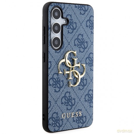 Guess nakładka do Samsung Galaxy S24+ GUHCS24M4GMGBL niebieska HC PU LEATHER 4G METAL LOGO