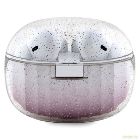 Guess słuchawki Bluetooth GUTWSHDGKEEP TWS GLITTER GRADIENT różowe