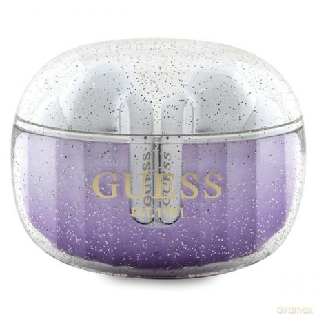 Guess słuchawki Bluetooth GUTWSHDGKEEU TWS GLITTER GRADIENT fioletowe