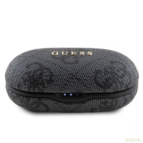 Guess słuchawki Bluetooth GUTWSP4EGK TWS ENC 4G PU METAL LOGO czarne