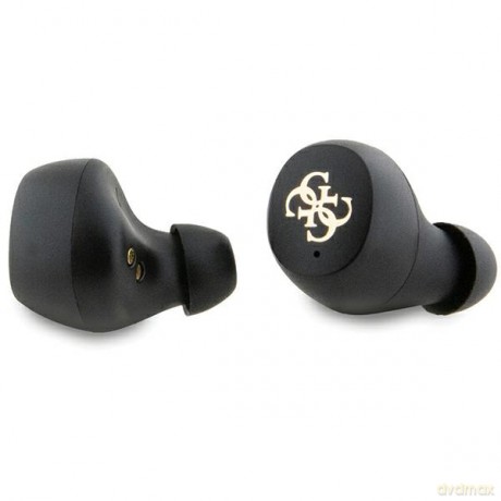 Guess słuchawki Bluetooth GUTWSP4EGP TWS ENC 4G PU METAL LOGO różowe