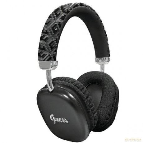 Guess słuchawki nauszne Bluetooth GUBHK1GCTCSK GCUBE METALLIC SCRIPT LOGO czarne
