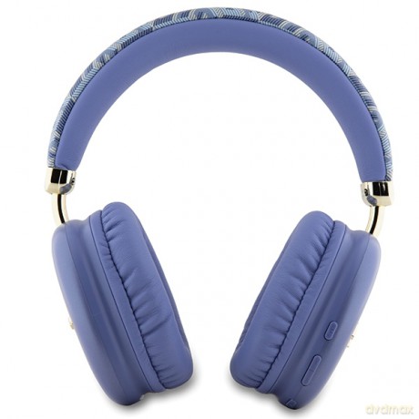 Guess słuchawki nauszne Bluetooth GUBHK1GCTCSU GCUBE METALLIC SCRIPT LOGO fioletowe