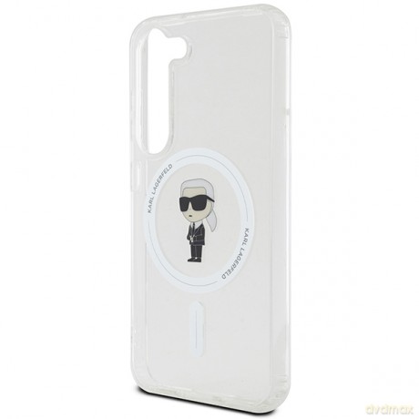 Karl Lagerfeld nakładka do Samsung Galaxy S23 KLHMS23SHFCKNOT transparentna HC MAGSAFE IML IKONIK