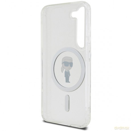 Karl Lagerfeld nakładka do Samsung Galaxy S23 KLHMS23SHFCKNOT transparentna HC MAGSAFE IML IKONIK