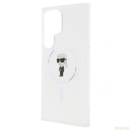 Karl Lagerfeld nakładka do Samsung Galaxy S23 Ultra KLHMS23LHFCKNOT transparentna HC MAGSAFE IML IKONIK