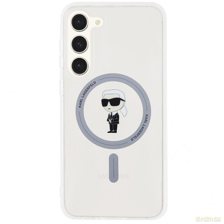 Karl Lagerfeld nakładka do Samsung Galaxy S23+ KLHMS23MHFCKNOT transparentna HC MAGSAFE IML IKONIK