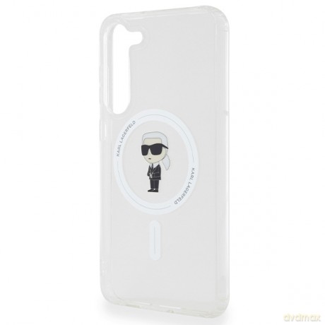 Karl Lagerfeld nakładka do Samsung Galaxy S23+ KLHMS23MHFCKNOT transparentna HC MAGSAFE IML IKONIK