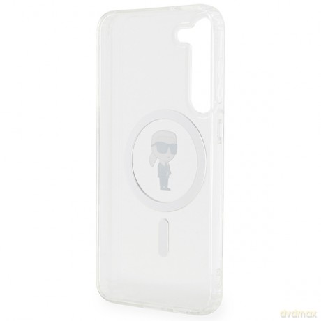 Karl Lagerfeld nakładka do Samsung Galaxy S23+ KLHMS23MHFCKNOT transparentna HC MAGSAFE IML IKONIK