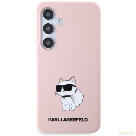 Karl Lagerfeld nakładka do Samsung Galaxy S24 KLHCS24SSNCHBCP różowa HC SILICONE NFT CHOUPETTE
