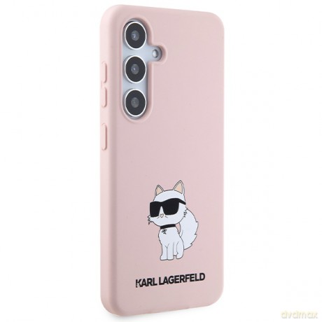 Karl Lagerfeld nakładka do Samsung Galaxy S24 KLHCS24SSNCHBCP różowa HC SILICONE NFT CHOUPETTE
