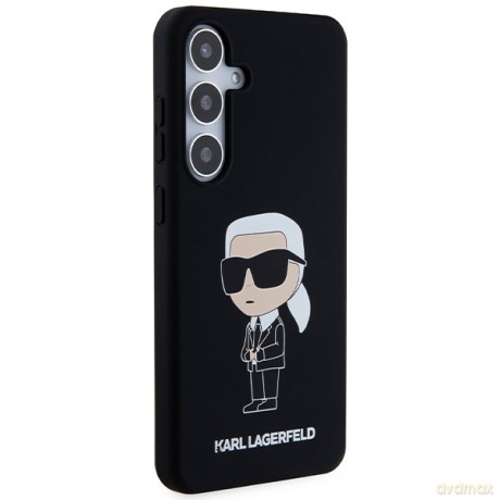 Karl Lagerfeld nakładka do Samsung Galaxy S24 KLHCS24SSNIKBCK czarna HC SILICONE NFT IKONIK