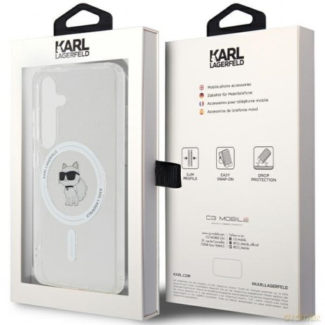 Karl Lagerfeld nakładka do Samsung Galaxy S24 KLHMS24SHFCCNOT transparentna HC MAGSAFE IML C