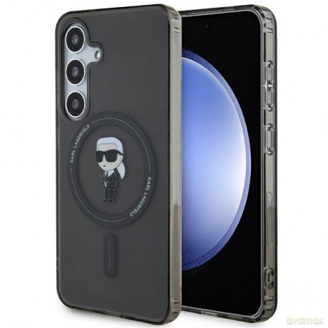 Karl Lagerfeld nakładka do Samsung Galaxy S24 KLHMS24SHFCKNOK czarna HC MAGSAFE IML IKONIK
