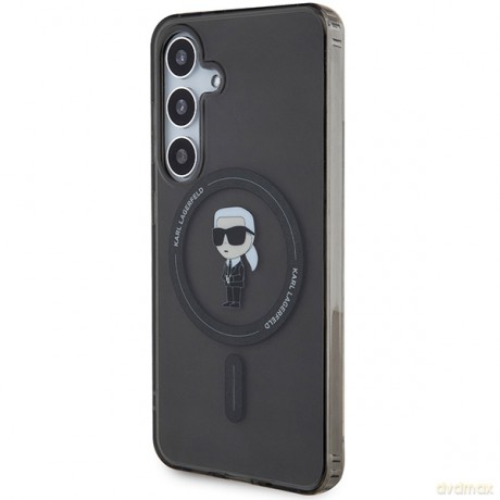 Karl Lagerfeld nakładka do Samsung Galaxy S24 KLHMS24SHFCKNOK czarna HC MAGSAFE IML IKONIK