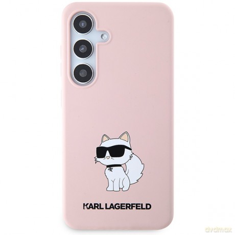 Karl Lagerfeld nakładka do Samsung Galaxy S24 Plus KLHCS24MSNCHBCP różowa HC SILICONE NFT CHOUPETTE