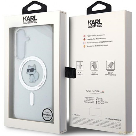 Karl Lagerfeld nakładka do Samsung Galaxy S24 Plus KLHMS24MHFCCNOT transparentna HC MAGSAFE IML C
