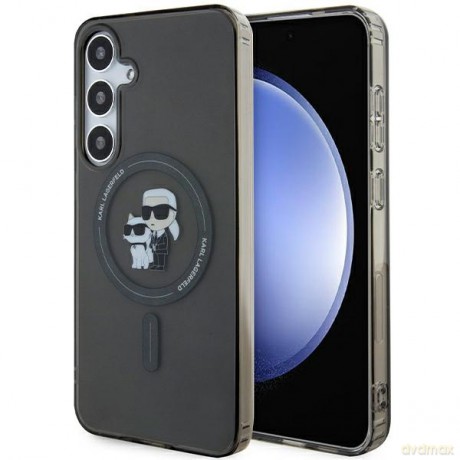 Karl Lagerfeld nakładka do Samsung Galaxy S24 Plus KLHMS24MHGKCNOK czarna HC MAGSAFE IML KC GLITTER
