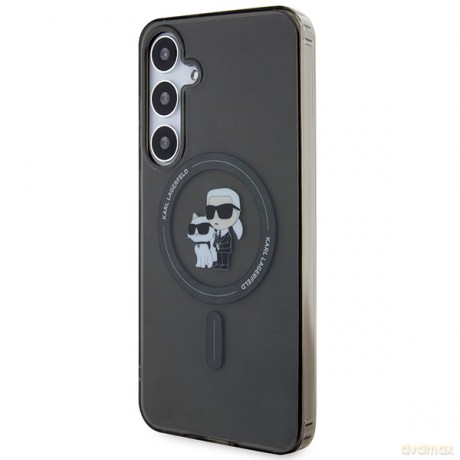 Karl Lagerfeld nakładka do Samsung Galaxy S24 Plus KLHMS24MHGKCNOK czarna HC MAGSAFE IML KC GLITTER