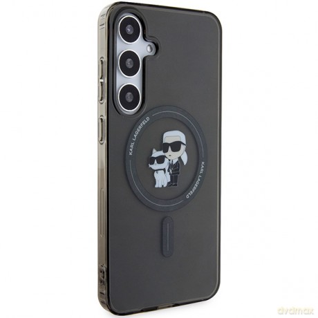 Karl Lagerfeld nakładka do Samsung Galaxy S24 Plus KLHMS24MHGKCNOK czarna HC MAGSAFE IML KC GLITTER