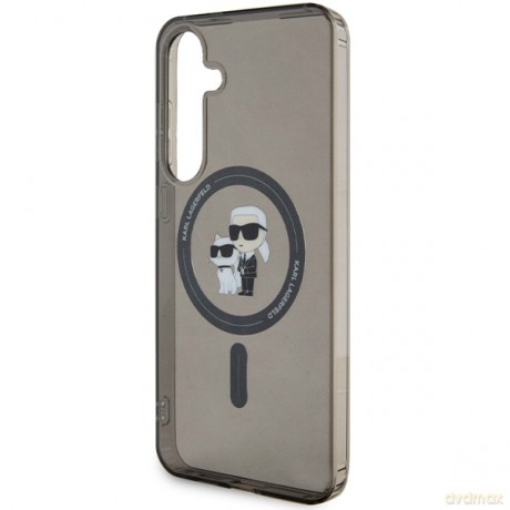 Karl Lagerfeld nakładka do Samsung Galaxy S24 Plus KLHMS24MHGKCNOK czarna HC MAGSAFE IML KC GLITTER