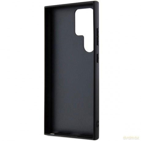 Karl Lagerfeld nakładka do Samsung Galaxy S24 Ultra KLHCS24LGCNPSG srebrna HC IKONIK FIXED GLITTER IKONIK LOGO METAL PIN