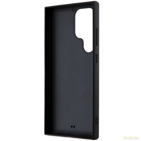 Karl Lagerfeld nakładka do Samsung Galaxy S24 Ultra KLHCS24LHDSPRK czarna HC RHINESTONE LOGO METAL PLATE