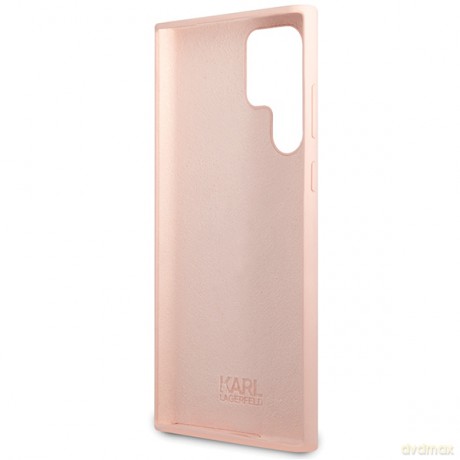 Karl Lagerfeld nakładka do Samsung Galaxy S24 Ultra KLHCS24LSNCHBCP różowa HC SILICONE NFT CHOUPETTE