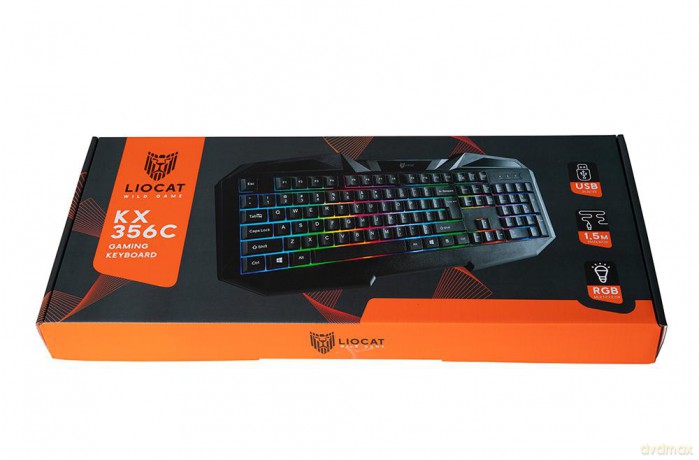 Liocat klawiatura gamingowa KX 356C qwerty czarna