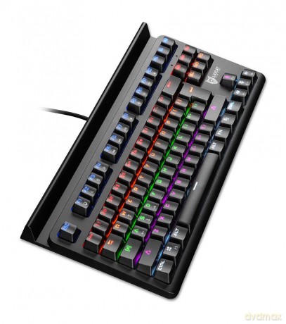 Liocat klawiatura gamingowa KX 365+ CM mechaniczna qwerty outemu blue czarna