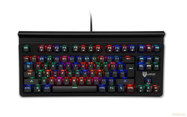 Liocat klawiatura gamingowa KX 375 CM mechaniczna qwerty czarna