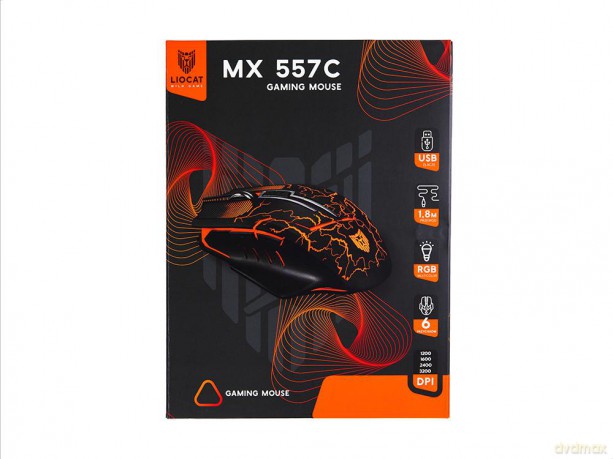 Liocat mysz gamingowa MX 557C czarna