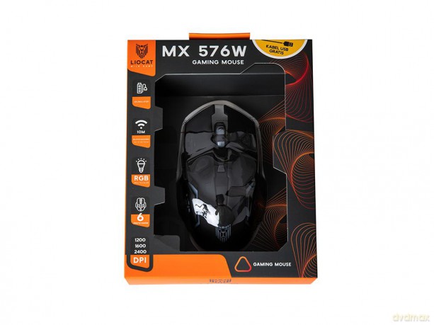 Liocat mysz gamingowa MX 576W bezprzewodowa czarna
