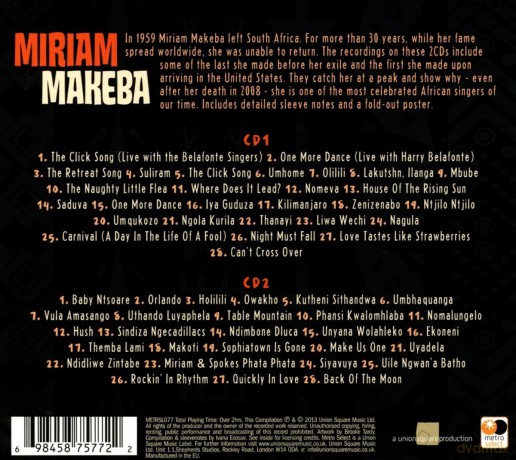Miriam Makeba: Mama Africa (digipack) [2CD]