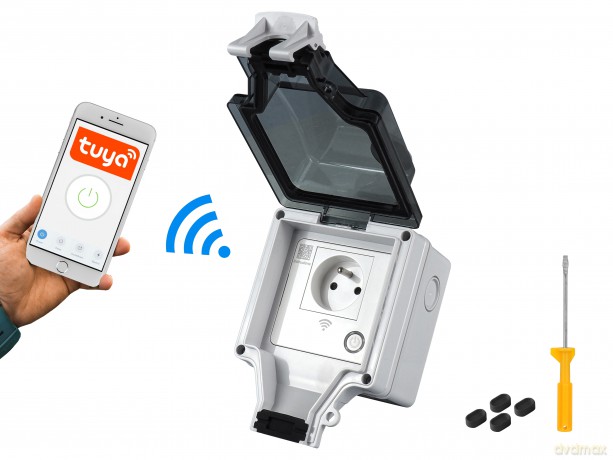 LTC GNIAZDO HERMETYCZNE 230V 16A, WIFI, TUYA SMART