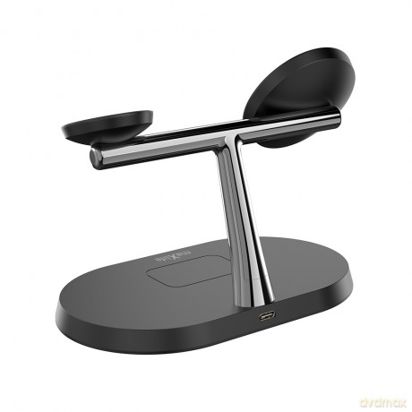 Maxlife ładowarka bezprzewodowa 3w1 MXWC-03 15W czarna