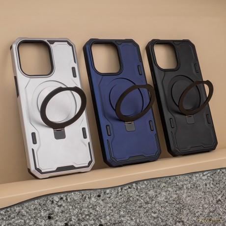 Nakładka Defender Mag Ring do iPhone 11 srebrna