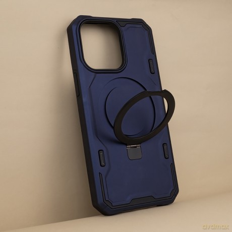 Nakładka Defender Mag Ring do iPhone 12 Pro Max 6,7 granatowa