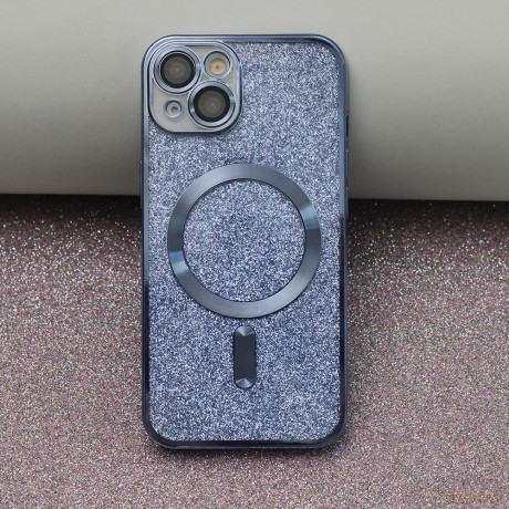 Nakładka Glitter Chrome Mag do iPhone 11 niebieska