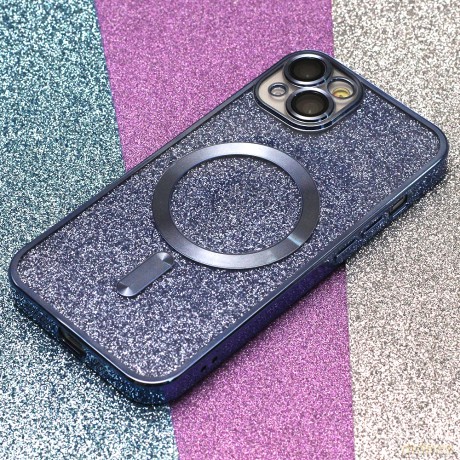 Nakładka Glitter Chrome Mag do iPhone 11 niebieska