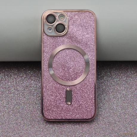 Nakładka Glitter Chrome Mag do iPhone 11 różowa