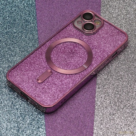 Nakładka Glitter Chrome Mag do iPhone 11 różowa