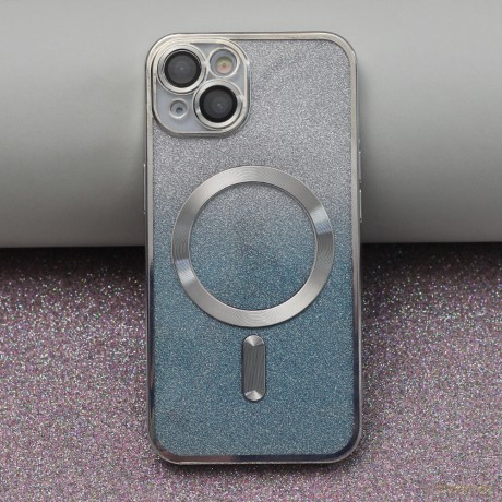 Nakładka Glitter Chrome Mag do iPhone 11 srebrny gradient