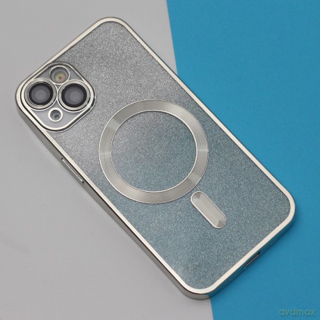 Nakładka Glitter Chrome Mag do iPhone 11 srebrny gradient