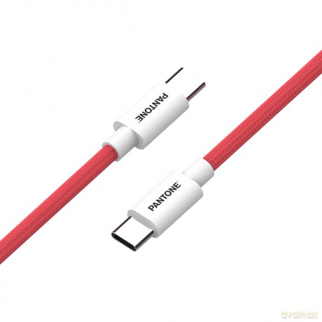 PANTONE kabel USB-C - USB-C 1,5m 60W PT-CTC002-5 Pink 184C