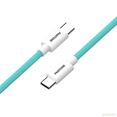 PANTONE kabel USB-C - USB-C 1,5m 60W PT-CTC002-5 Teal 3242C