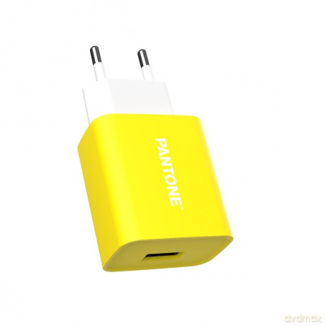 PANTONE ładowarka sieciowa 2A 1x USB PT-AC1USB Yellow 102C