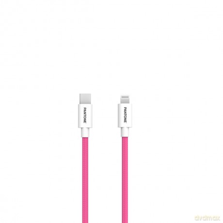 PANTONE MFi kabel Lightning - USB-C 1,5m PT-CTL002-5 Pink 184C